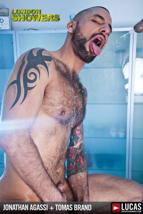 Tomas Brand Tops Jonathan Agassi in Piss - Gay Movies - Lucas Entertainment